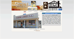 Desktop Screenshot of fleminglumberco.com